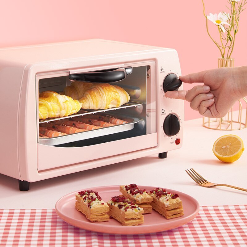 12L Electric Oven Multifunctional Mini Double Layer Small Oven CKX-121K 800W