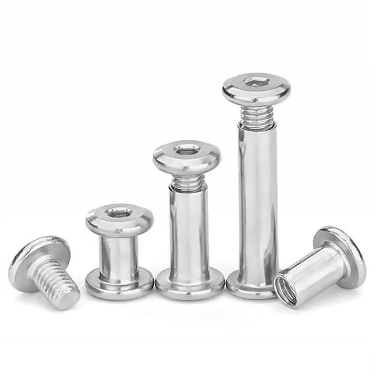 Hex Socket Chicago Screws Binding Screw Nail Rivets A2 Stainless M3 M4 M5 M6