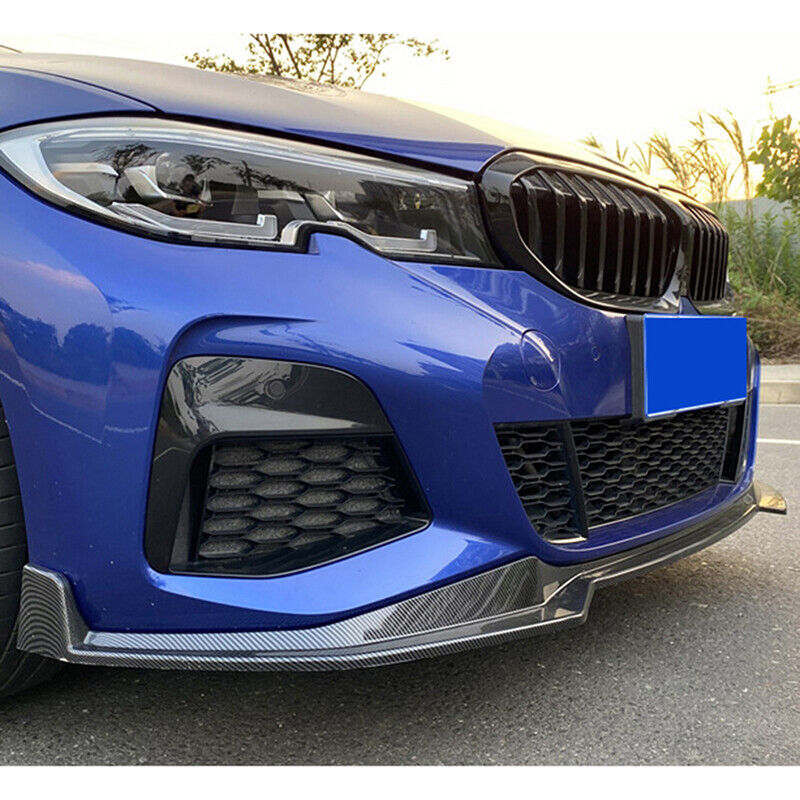 ya 4 6.17 M SPORT CARBON FIBER FRONT BUMPER SPOILER LIP FOR 19-2022 for BMW 3-SERIES G20 M340I