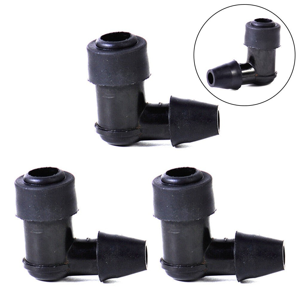 ya 5 8.7 3 Pieces 90 Degree Non Resistor-Plug Cap Cover For Motorcycle Bike ATV