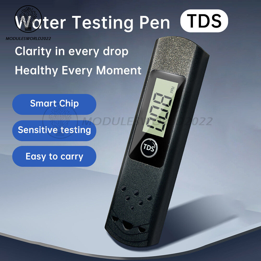 ya 26 Portable TDS Meter Digital Water Quality Tester Pen for Drinking Water 0-9990ppm