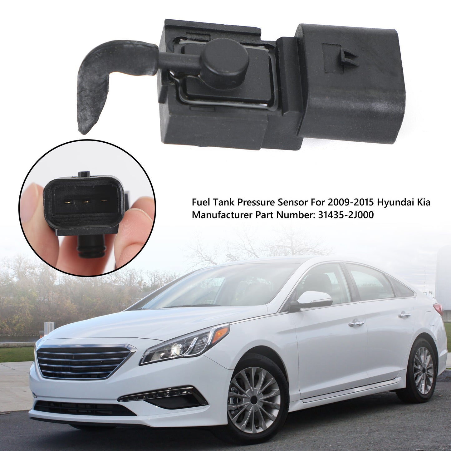 ya 1 8.5.1 Fuel Tank Pressure Sensor 31435-2J000 for Hyundai for Tucson for Elantra for Kia