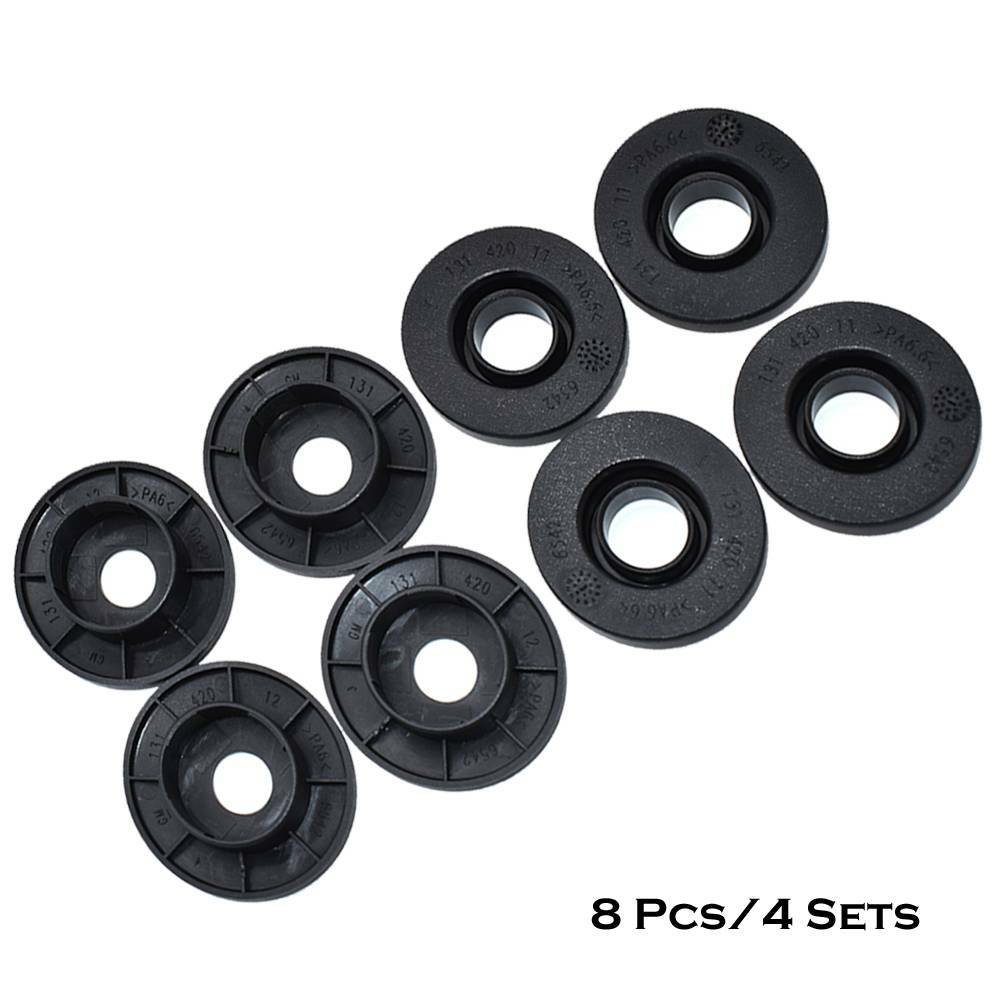 ya 5 8.7 8-Pcs Black Floor Mat Retainer Clip Car Fastener for Chevy for GMC for Buick for Cadillac