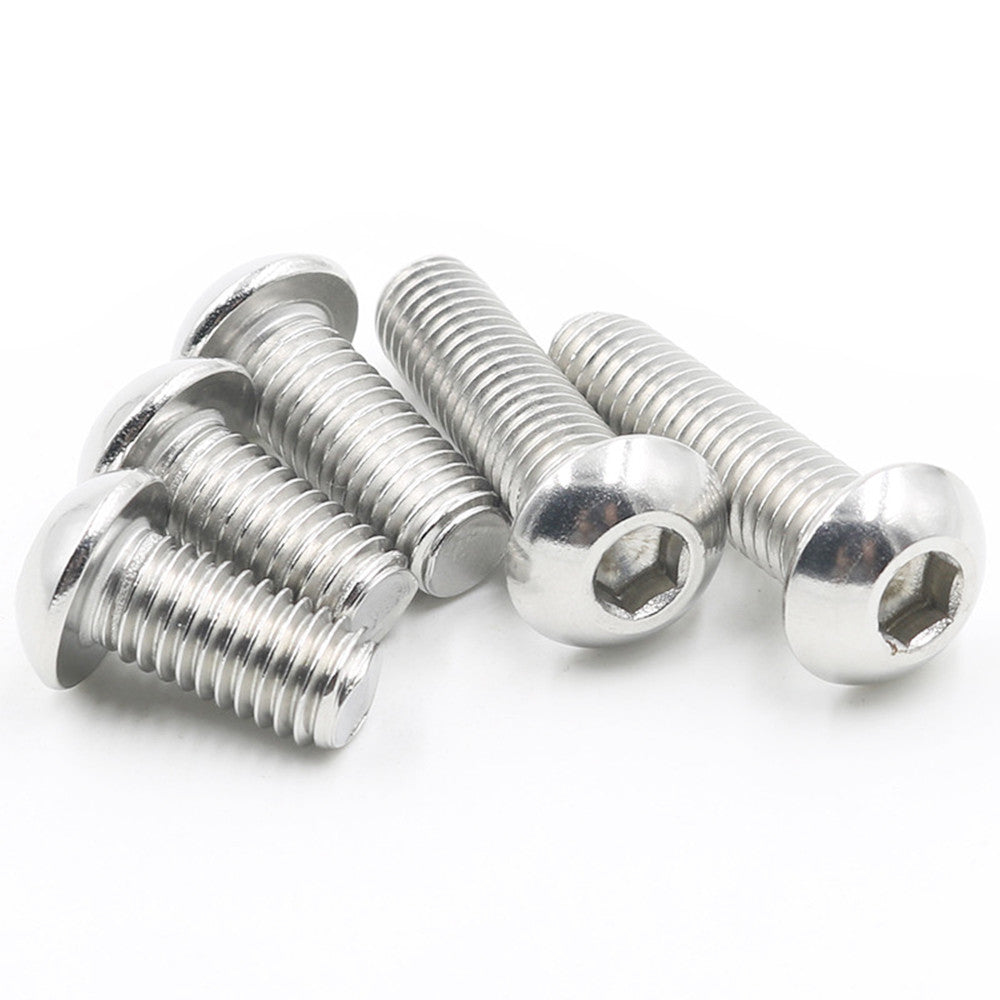 M2 M3 M4 M5 M6 Hex Socket Bolt Button Head Screws Stainless Steel ISO7380