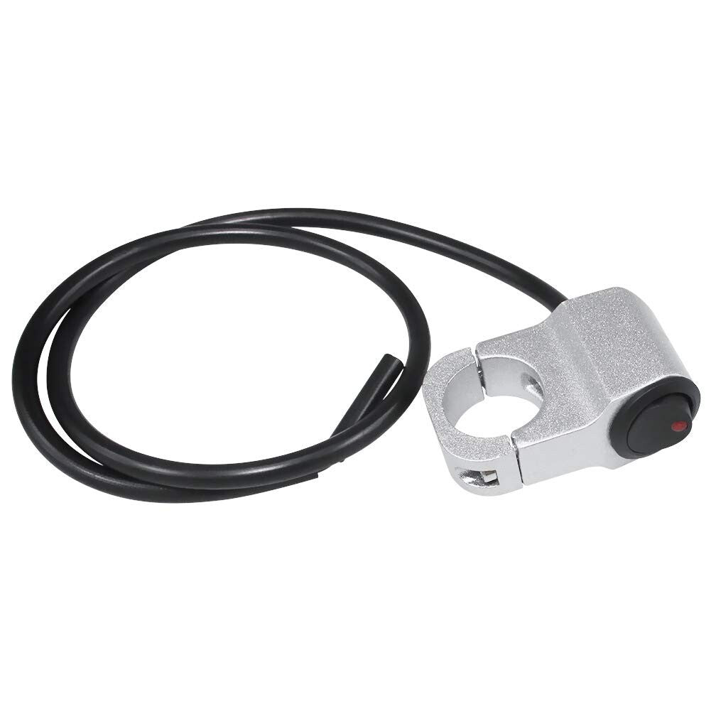ya 1 7.4 12V 22cm Motorcycle Headlight Brake Fog Light Handlebar Switch ON OFF Button