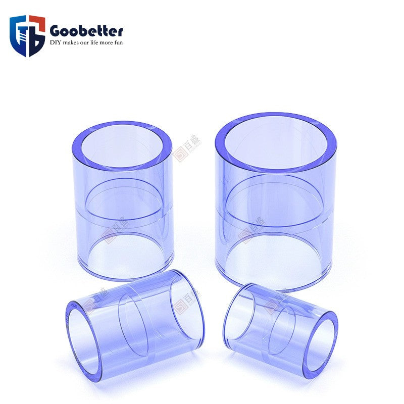 Clear PVC/UPVC Straight Pipe Fitting 20mm-110mm for Water Supply GB 1-5 Pcs