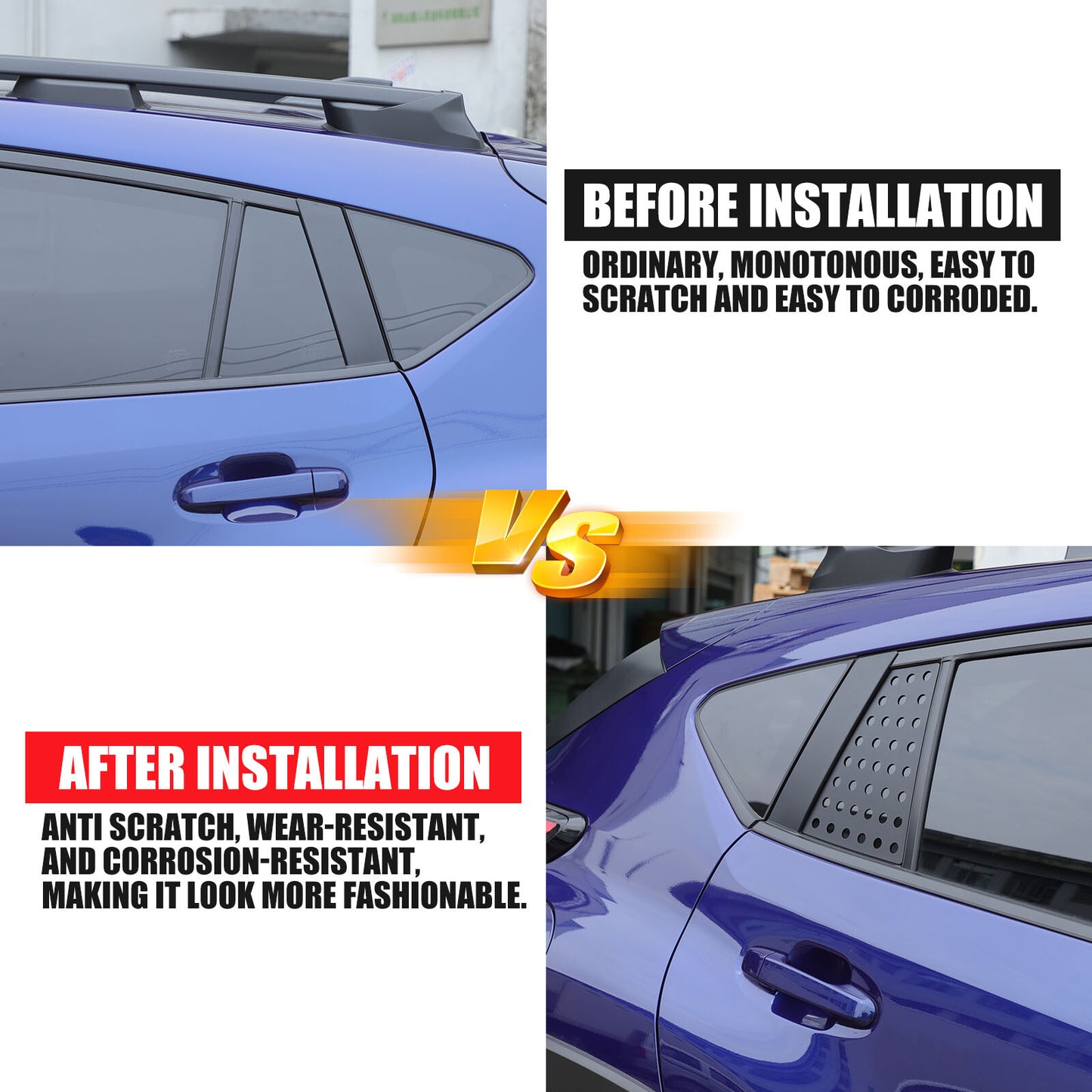 ya 1 8.5.2 for Alfa Romeo Giulia 2017 - 2021 Gloss Black Rearview Mirror Protectors 2 Piece Set