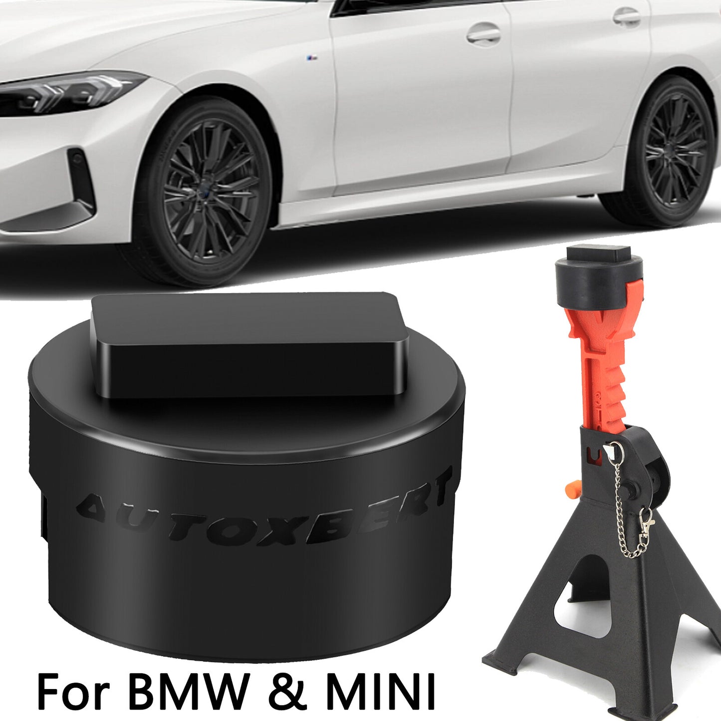 ya 1 6.30 Floor JackStand Pad Adapter Fits 2-3 ton Jack Stands for BMW 1 3 4 5 7 X Series