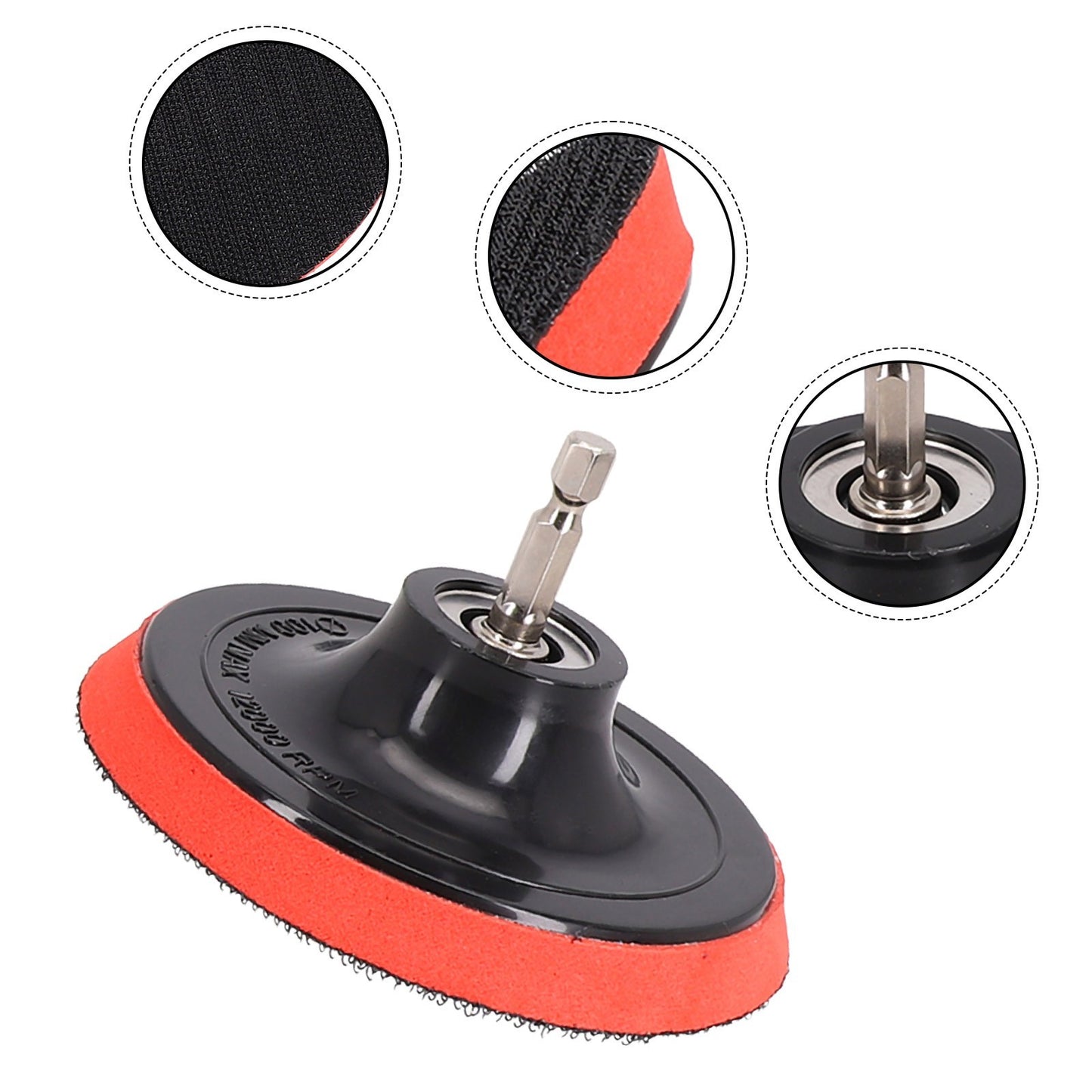 ya 17 Sanding Back 4 Inch 100mm Buffing Pad Rotary Backing Pad With M10 Drill Adapter