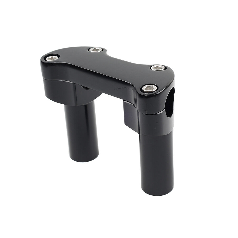ya 5 8.7 3.5 Straight Handlebar Riser & Top Clamp Black for Harley Dyna Tour Road