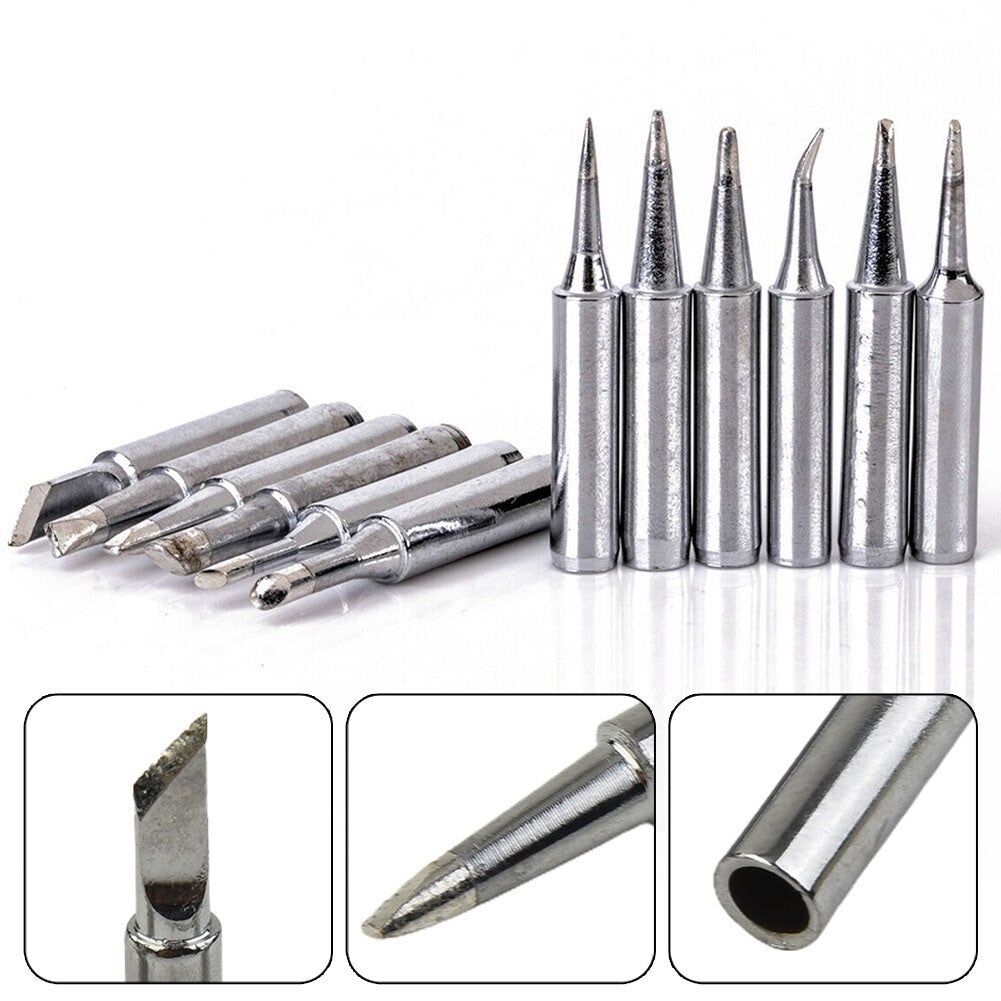 ya 25 12pcs Soldering Iron Tips 900M-T Welding Station Tools I B C D K for 936 937 938