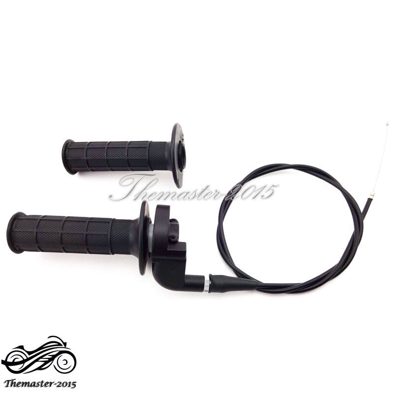 ya 2 6.30 Twist Throttle Hand Grips Cable Set For ATC 110 125 185 185S 200 250R 3 Wheeler