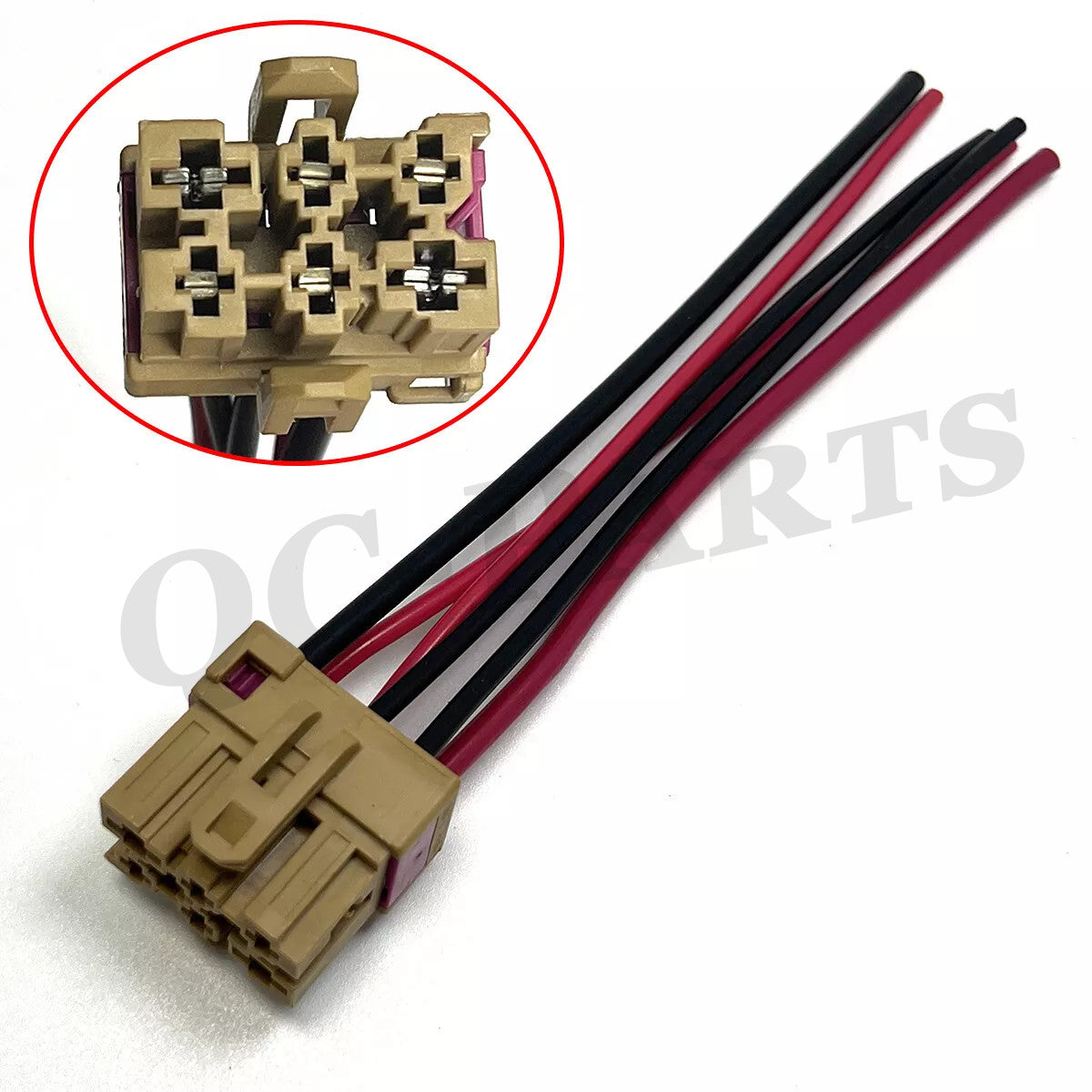 ya 6 6.12 Hair dryer fan wiring plug connector tail end suitable for VW for Passat for Audi A4 # 1J0937731
