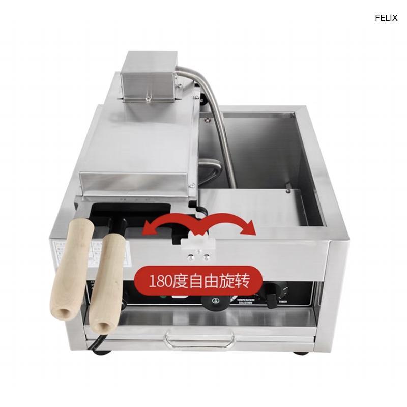 ya 25 2500W Ice Cream TaiyakiElectric Waffle Maker 220V Open Pouth Taiyaki Machine