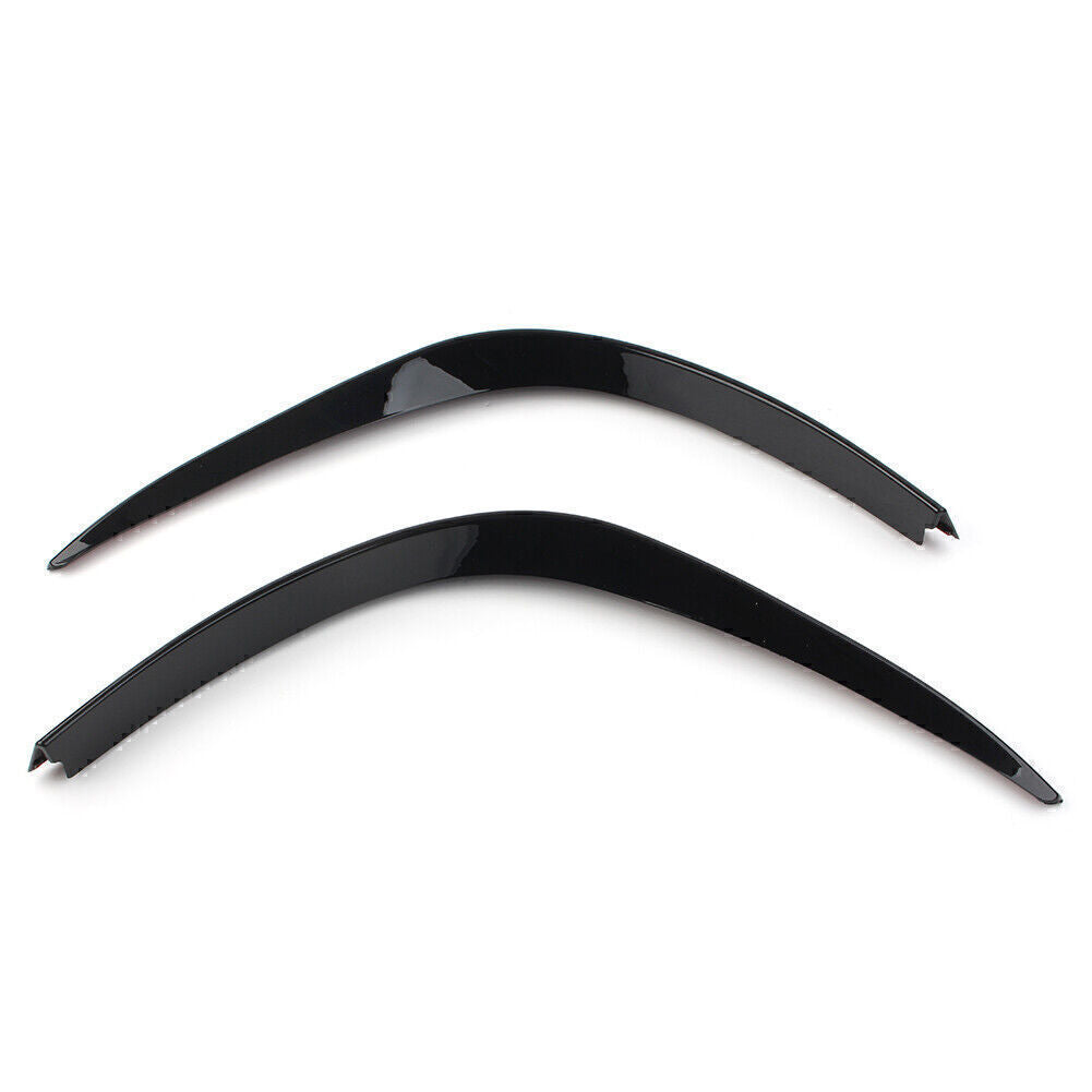 ya 4 6.17 2x Front Bumper Splitter Spoiler Canard Fit for Mercedes-benz A-Class A260 Black