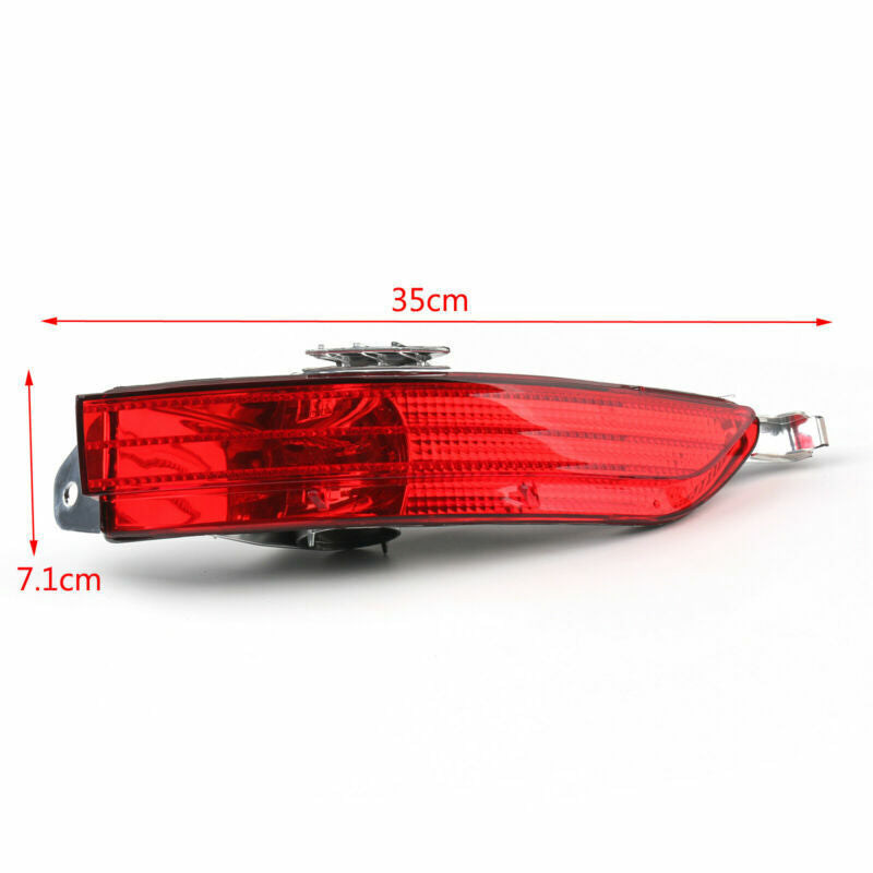 ya 1 8.5.2 Right Red Rear Fog Lamp Bumper Cover Reflector for VW Touareg 2011-2014 U1