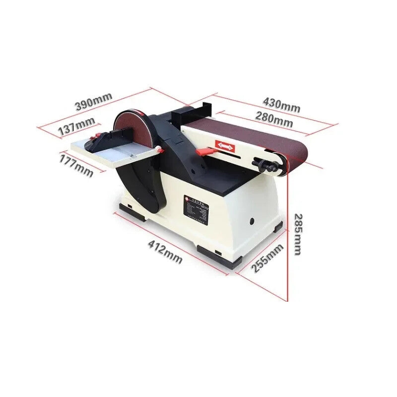 ya 17 Polishing Machine Abrasive Belt Machine Small Grinder DIY Grinder Deburring