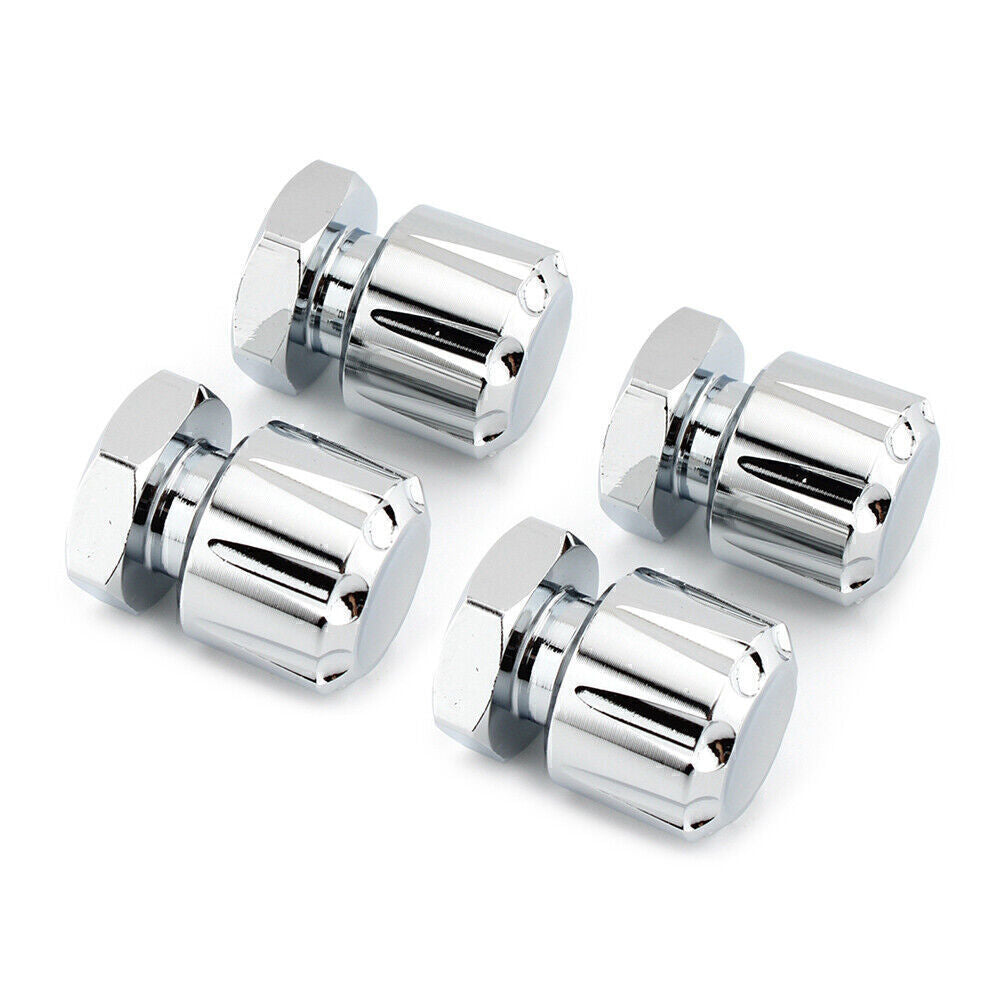 ya 5 8.7 for Harley Road King Road Glide Softai Fat Boy Silver 4xSolo Mounting Nuts Bolts