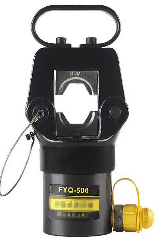FYQ-500 Split-type hand hydraulic clamp with a set of dies and a CP-700 hand b