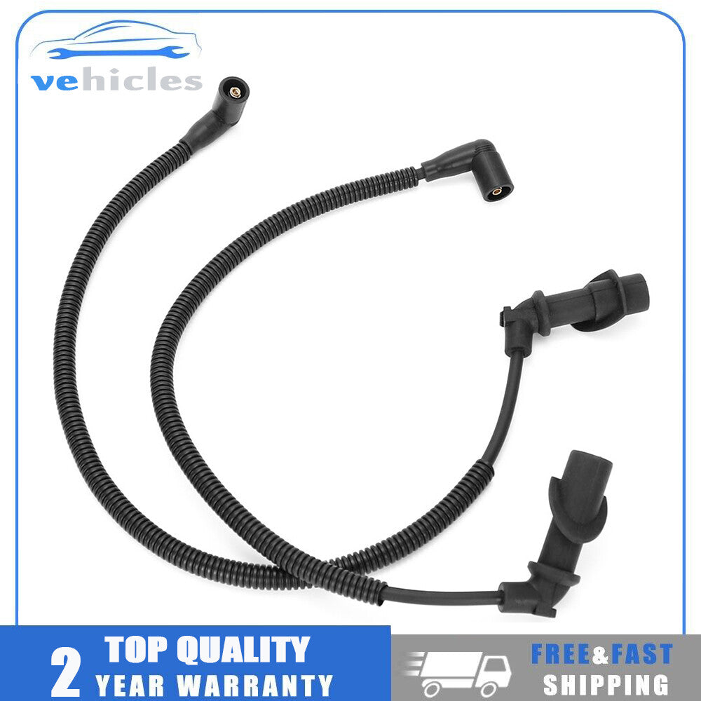 ya 27 7.2 2PCS Ignition Coil Spark plug Wire for Polaris Ranger 700 4x4 EFI 2007 4012439