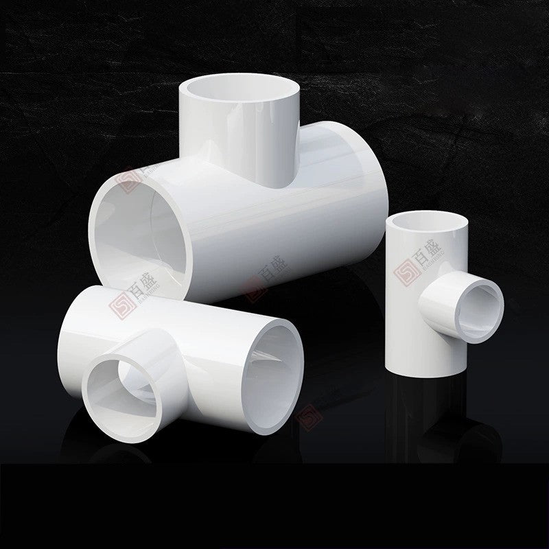 ID20-160mm OD25-200mm PVC Unequal Tee Fitting for Plumbing & Water Supply 1Pcs