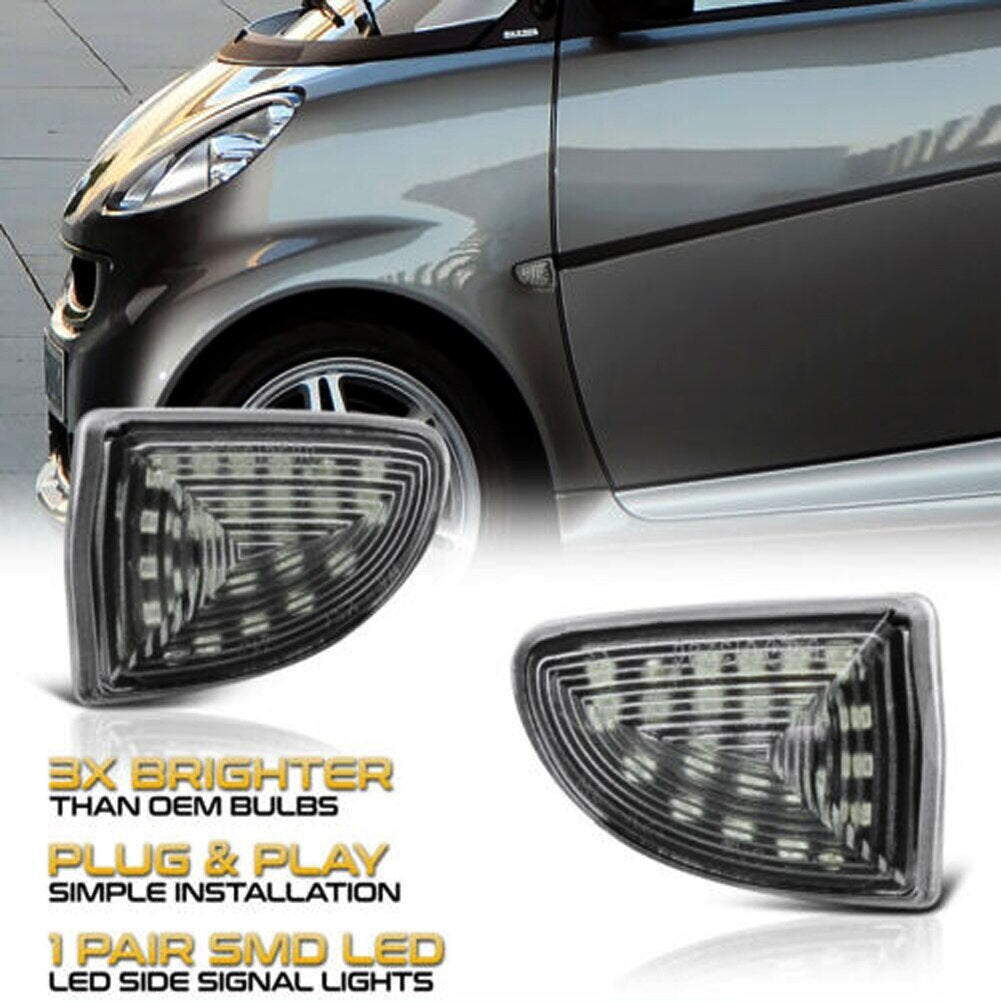 ya 2 6.26.2 Dynamic turn signal side light marking light for Mercedes for Smart W451 2007-2015