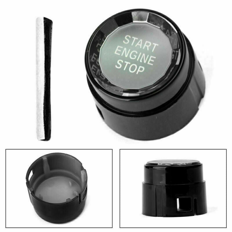 ya 1 8.5.1 Black Start Stop Engine Push Button Switch Cover Crystal For F Chassis F30