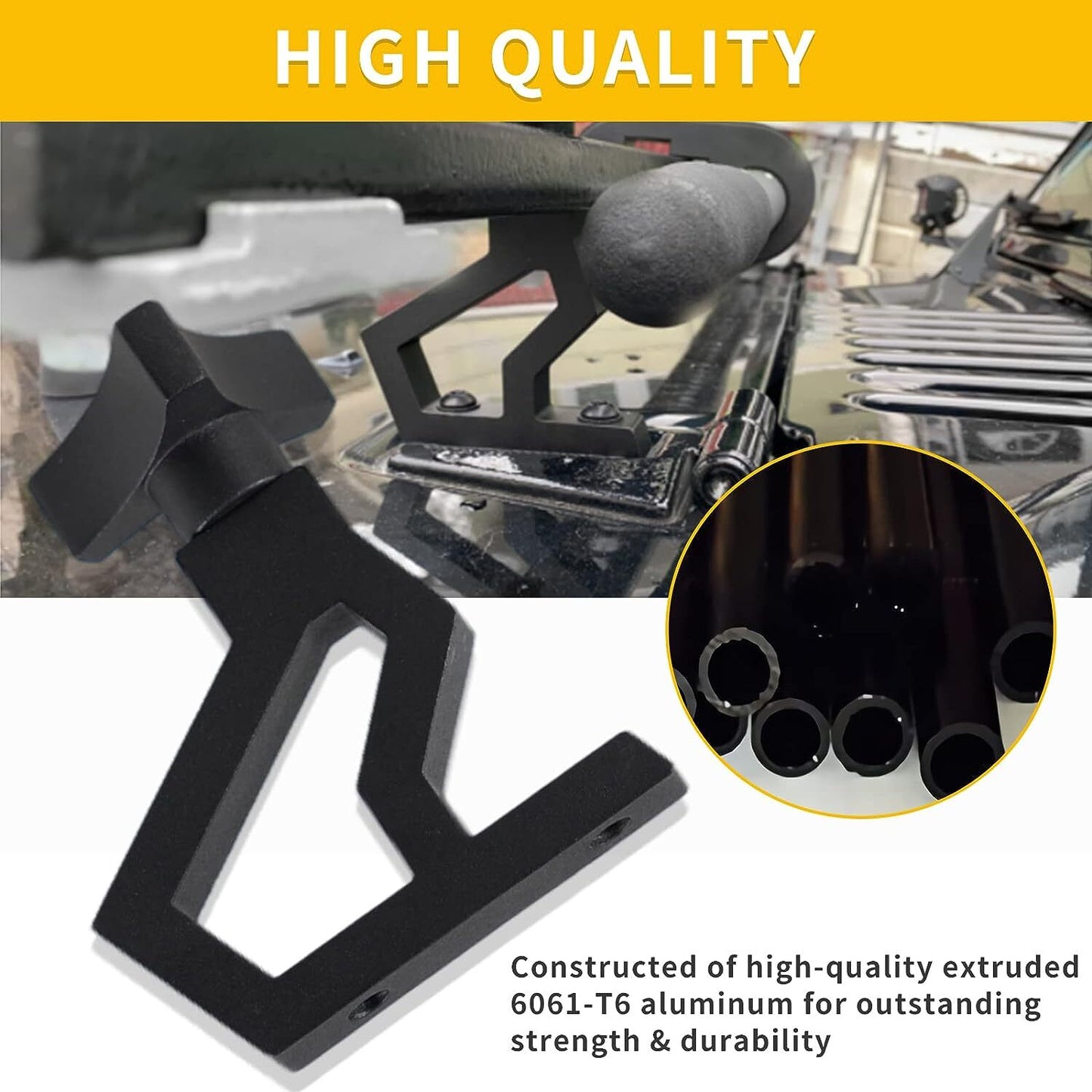 ya 5 8.7 11586.04 Car Jack Mounting Bracket Adjustable for 2007-2018 for Jeep for Wrangler JK