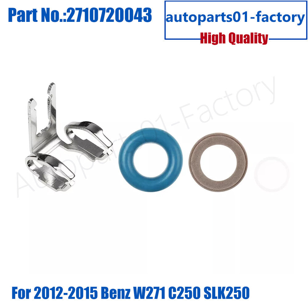 ya 27 7.2 Fuel Injector O-Ring Kit Retainer Seals Fit For 2012-2015 for Benz W271 C250 SLK250
