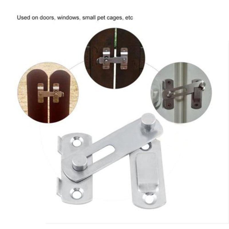 ya 14 Stainless Steel Sliding Door Latch Home Safety Gate Bolt Lock Hardware AU
