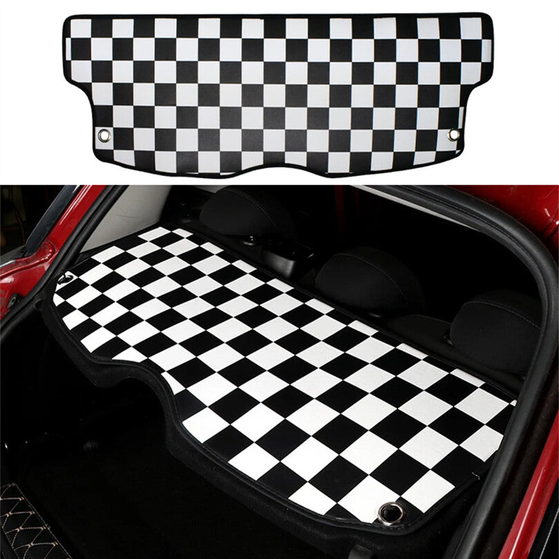 ya 2 7.14 for Mini COOPER Country for MAN F60 Learther Rear Trunk Cargo Cover Decorative Mat