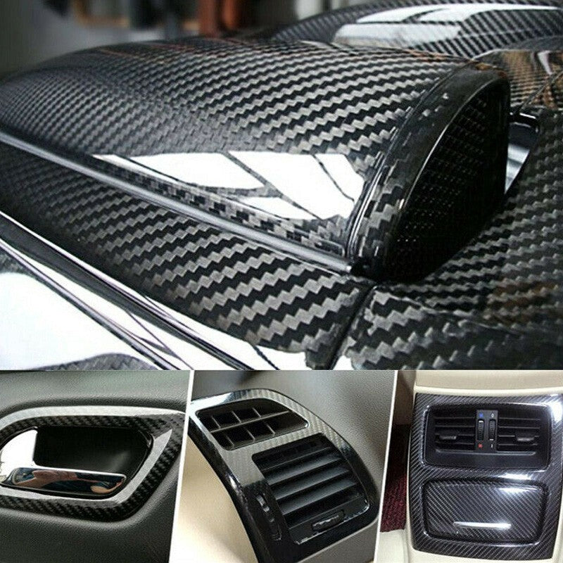 ya 1 7.8 30*152cm 7D Carbon-Fiber Vinyl Wrap Film Sticker Car Paper Decal Removable