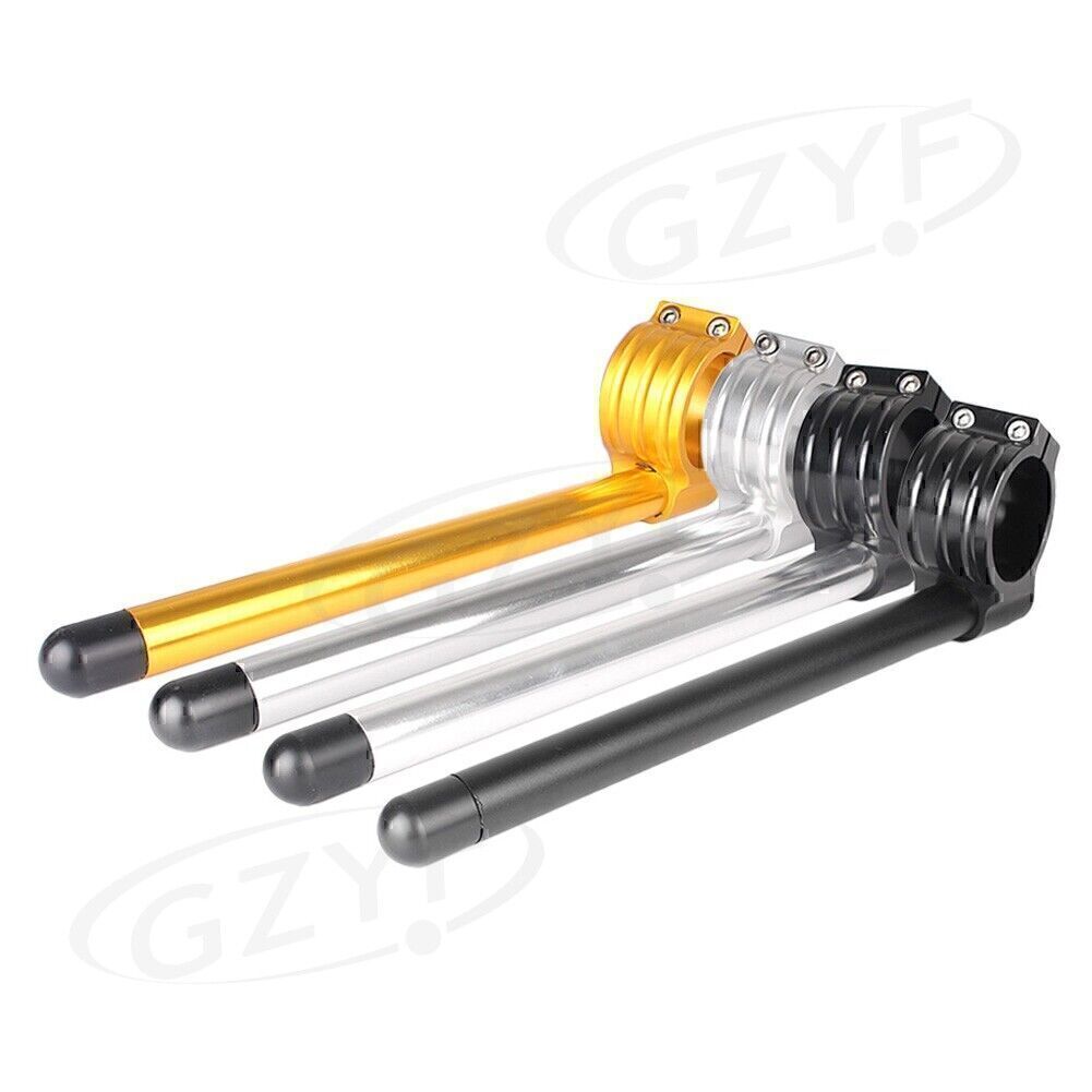 ya 2 6.26 55mm LFork Clip On ons Handle Bars Handlebar Universals 3 Colors Motorcycle