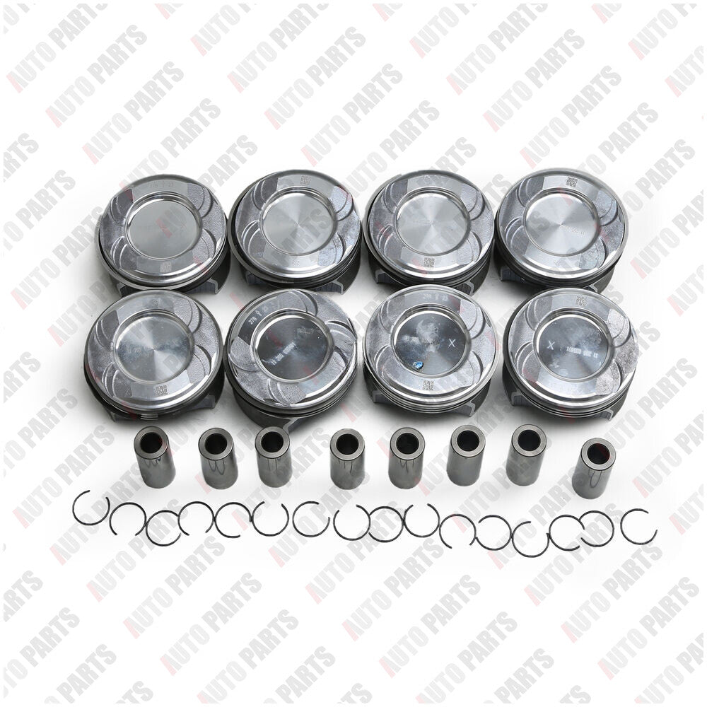 ya 3 6.25.2 8 Pieces Pistons and Rings Compatible with for Mercedes-benz CLS500 CLS550 CL500 M278 4.6