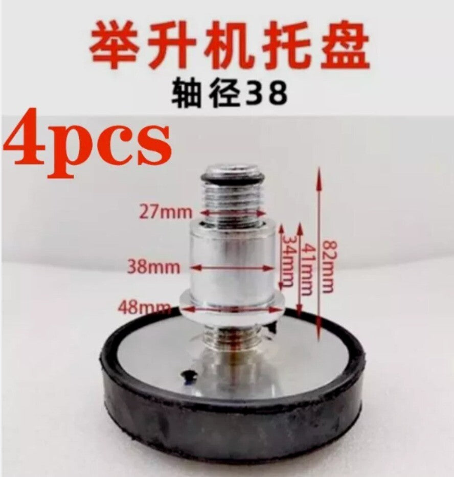 ya 5 8.7 4PC 38mm Car Lift Rubber Tray Heightening Feet Plus High Leg Pad Shaft Diameter