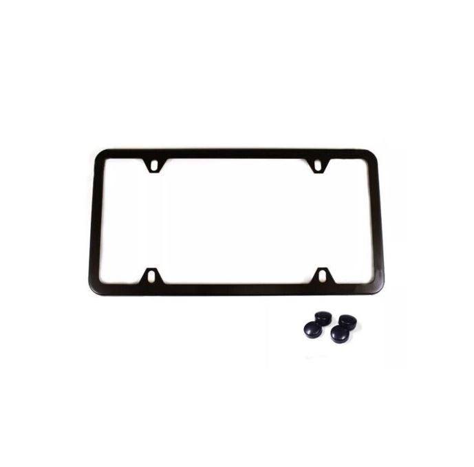 ya 1 8.5.4 Car License Plate Frame Cover Hood Trunk Chrome Black Blue American Flag for