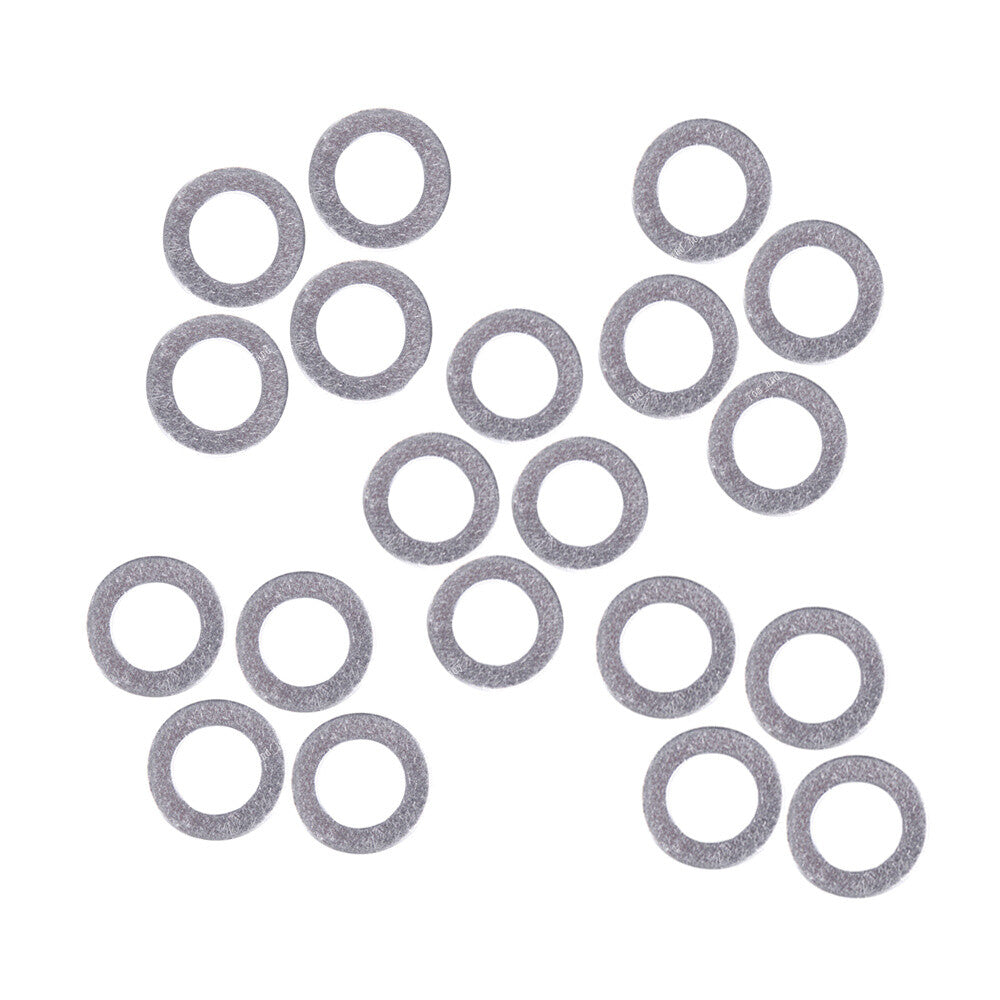 ya 12 5.21 20pcs Engine Oil Grinder Aluminum Drain Plug Gasket Seal 11.9mm ID. 19.7mm OD