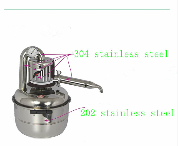 ya 26 New 10L Home Brew Kit Still Wine Water Alcohol Distiller +Fast Shipping!!
