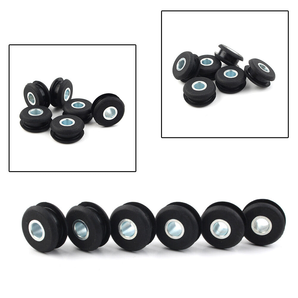 ya 3 6.23 6¡Á Black Gas Tank Mounts Rubber Grommets Fit for Harley Softail