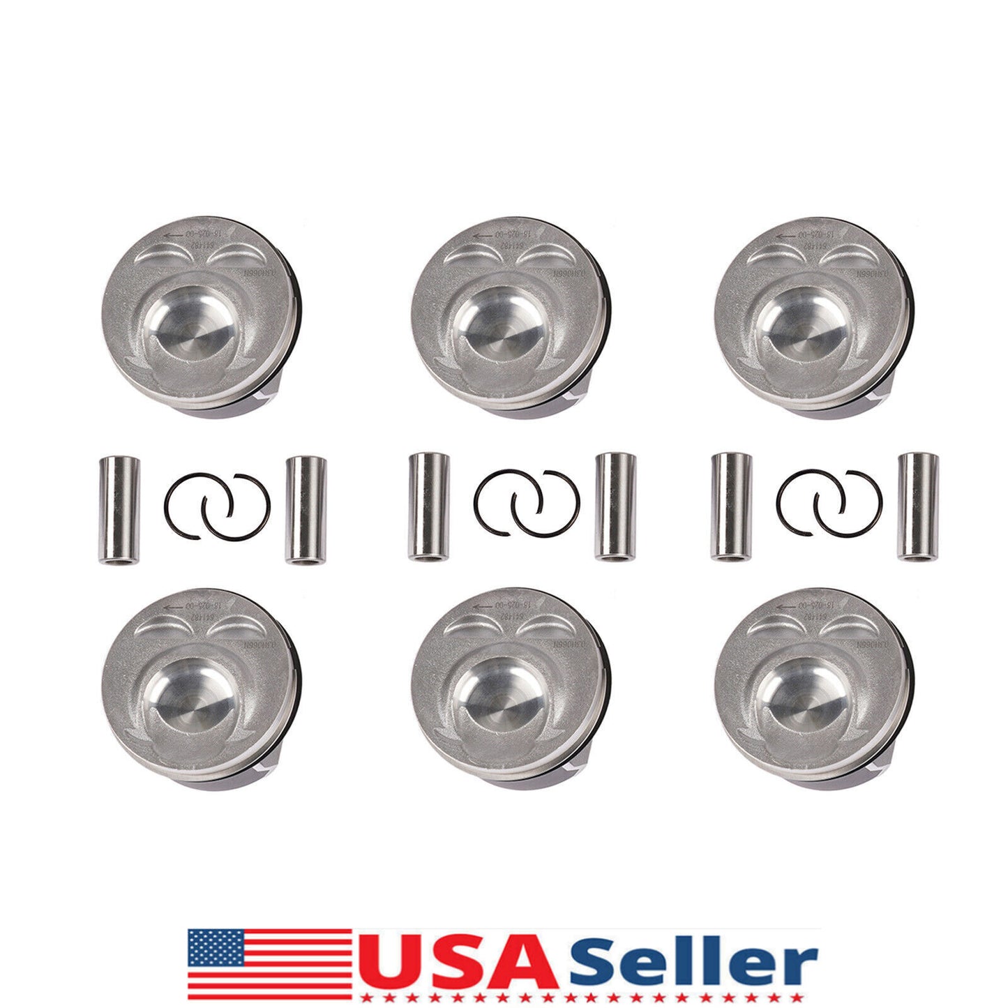 ya 3 6.25.2 6-piece piston ring set for Audi Q7 for VW for Passat Touareg CC VR6 3.6L engine 03H198151B