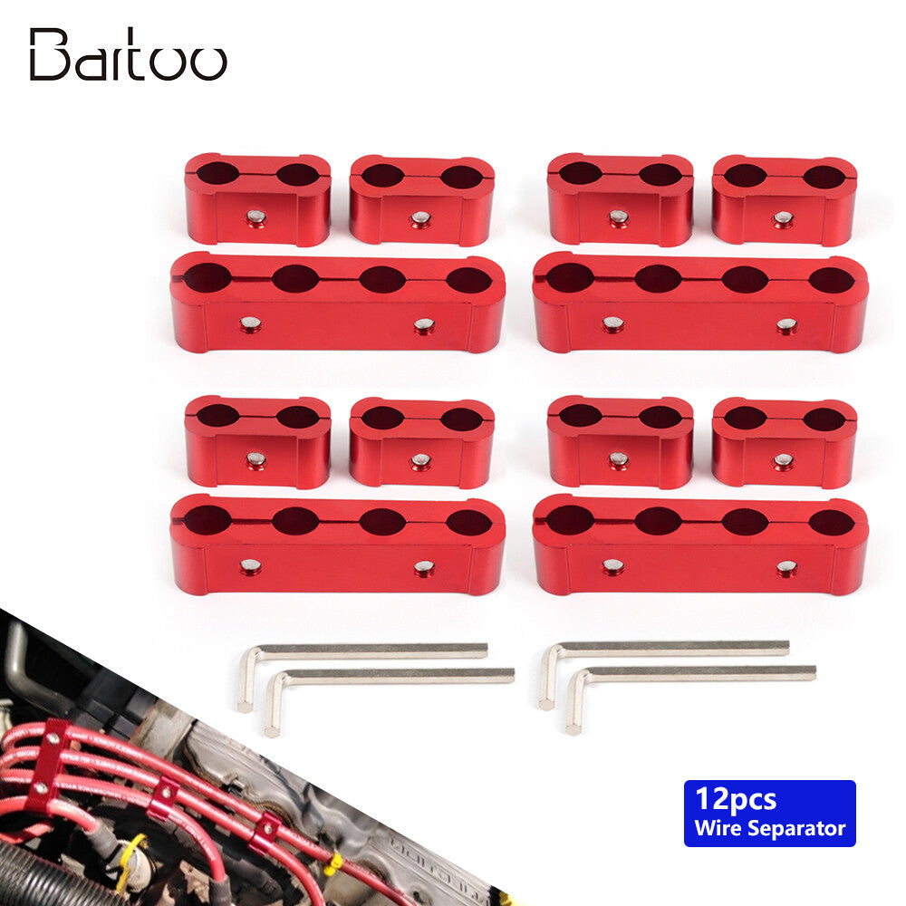 ya 6 6.13 Aluminum Spark Plug Wire Separators Divider Electrical Screen Wire Separators