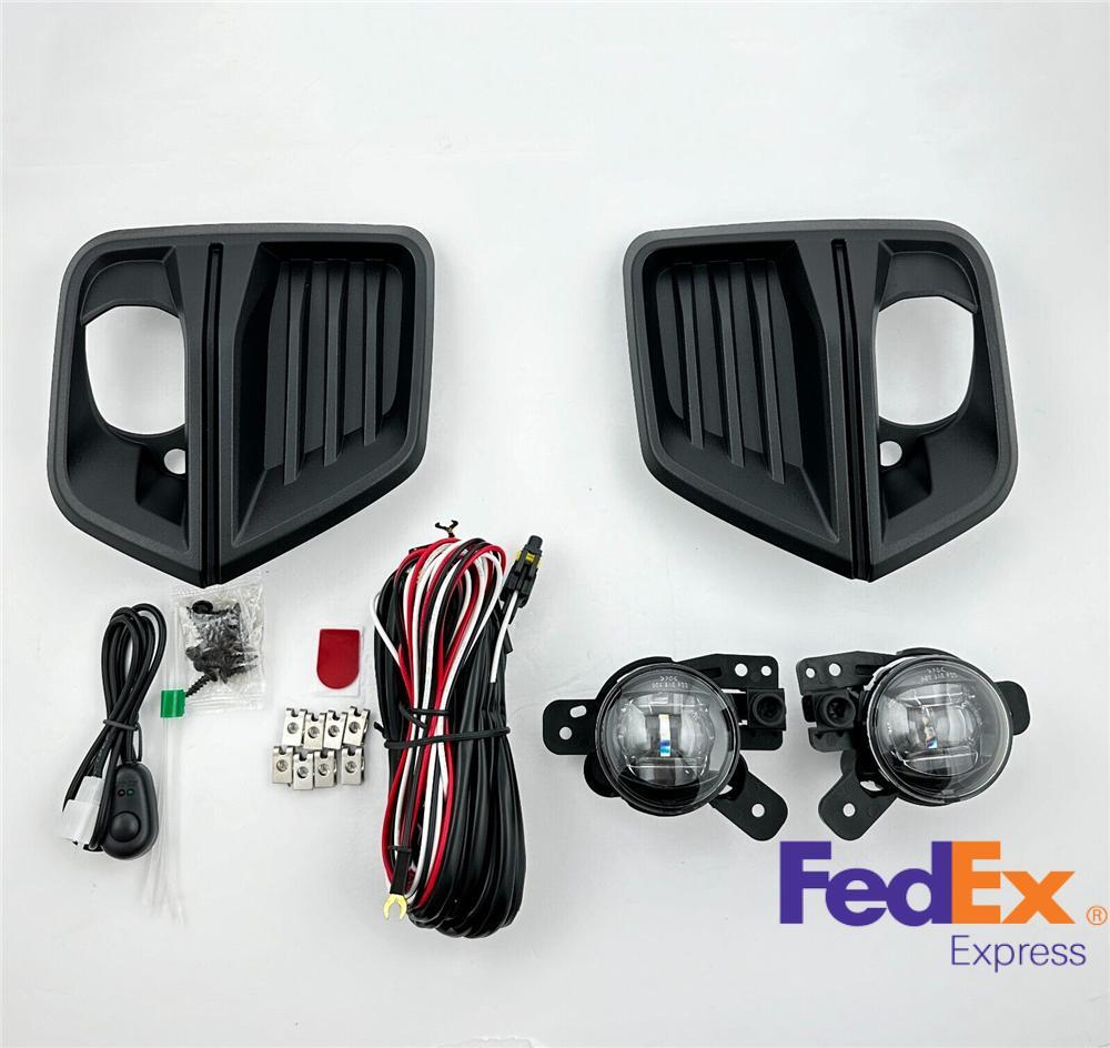 ya 13 5.27.2 Front Bumper Fog Light +Cover+Wire Harness for Chevrolet Colorado 2023 2024