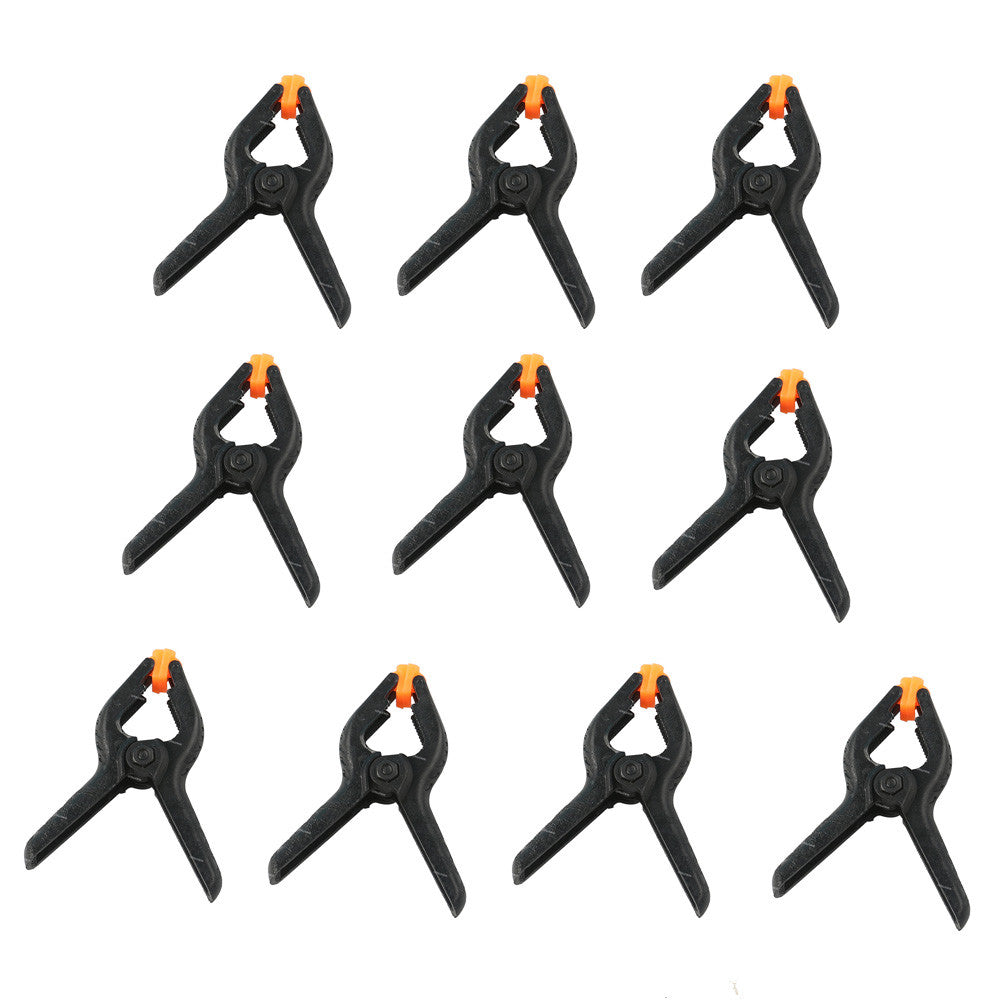 ya 28 10Pcs Heavy Duty Plastic Nylon Spring Clamp Clip Photography Woodworking