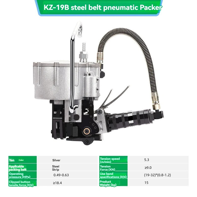 Split Type Pneumatic Steel Belt Automatic Tensioning Portable Locking Machine