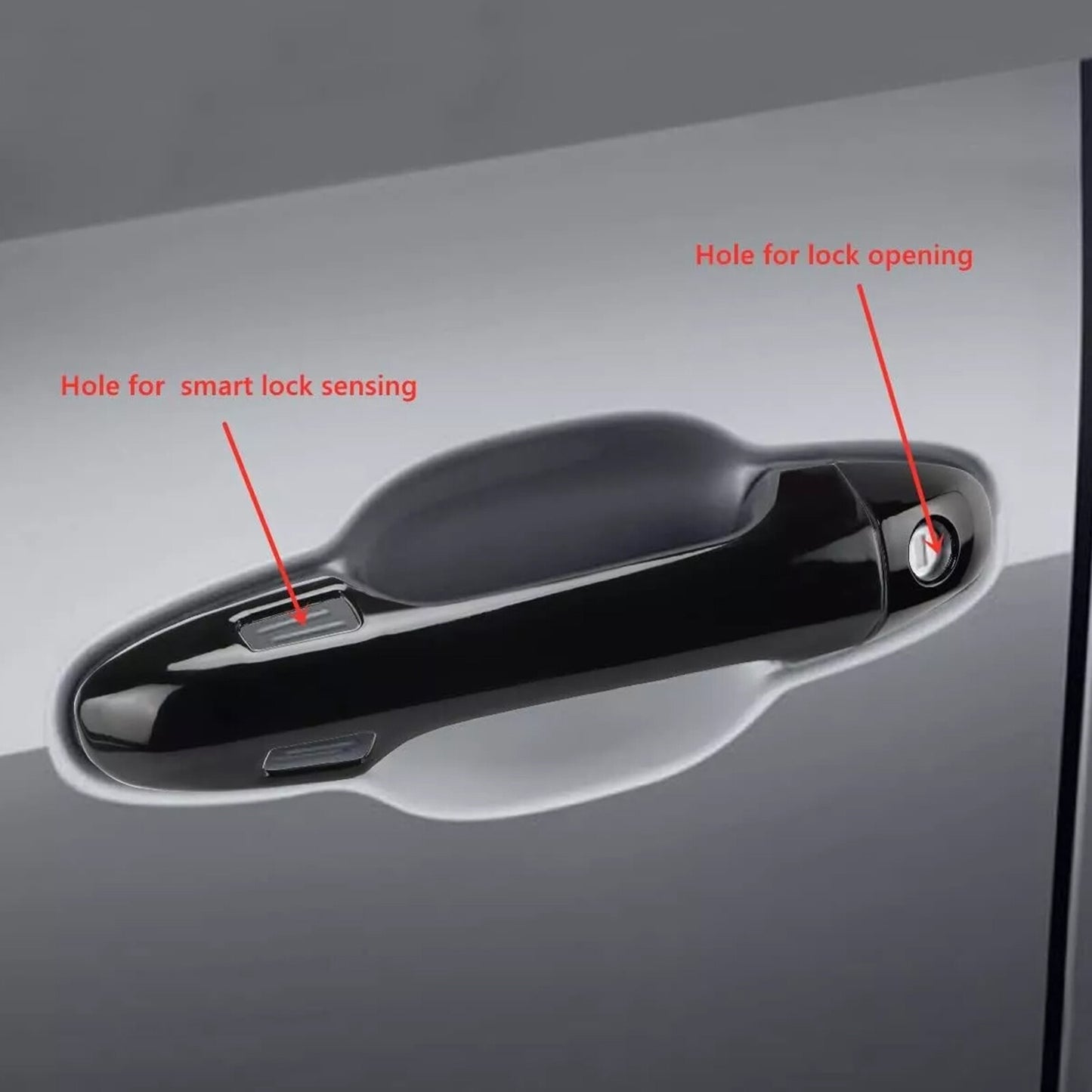 ya 5 8.7 for Toyota Tacoma 2016 - 2021 Vehicle Side for Smart Key Door Handle Cover Replacement