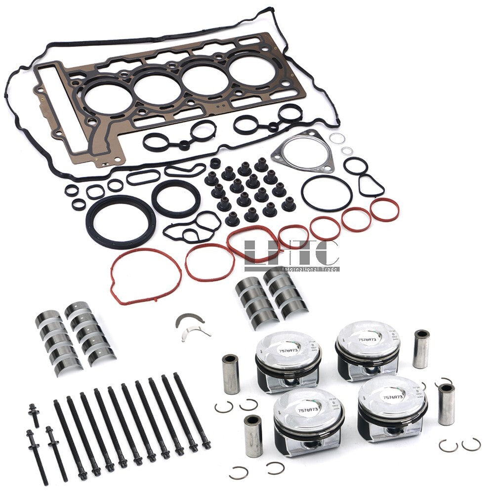 ya 9 6.5.3 Engine Overhaul Rebuild Pistons Kit for Mini Cooper S JCW R55 R56 R57 N14B16 1.6