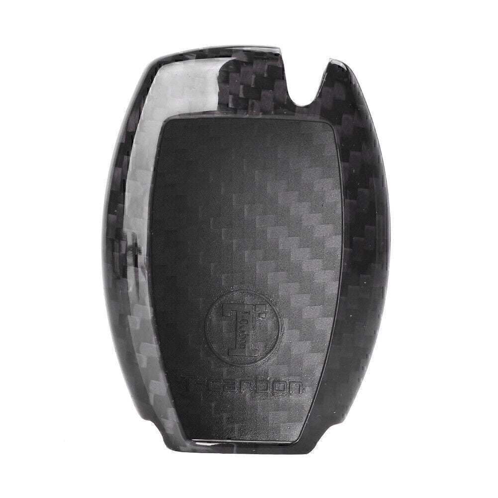 ya 5 8.7 Remote Key Fob Cover Case Carbon Fiber Black Fit for Mercedes-benz CLS GLA GLE GLS