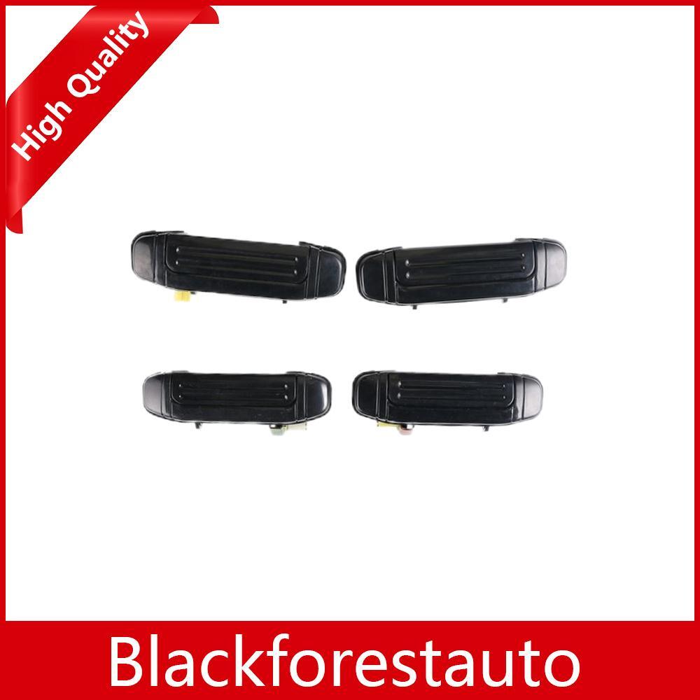 ya 13 5.27 1Set For Montero for Pajero V46 V31 V32 V33 92-00 Front Rear Outer Door Handle Black