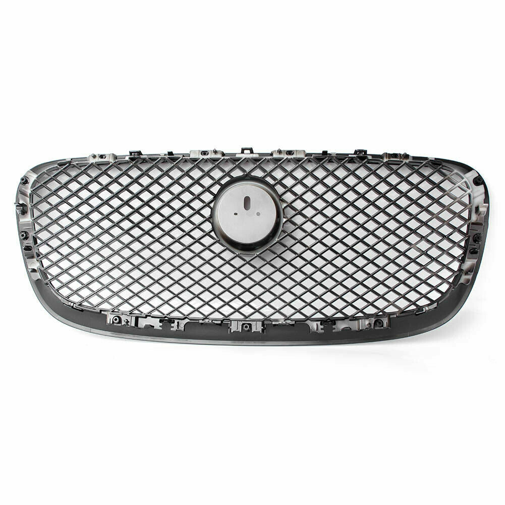ya 3 6.23 Gloss Black Upper Grill Front Grille for Jaguar XF X 2012 2013 2014 2015