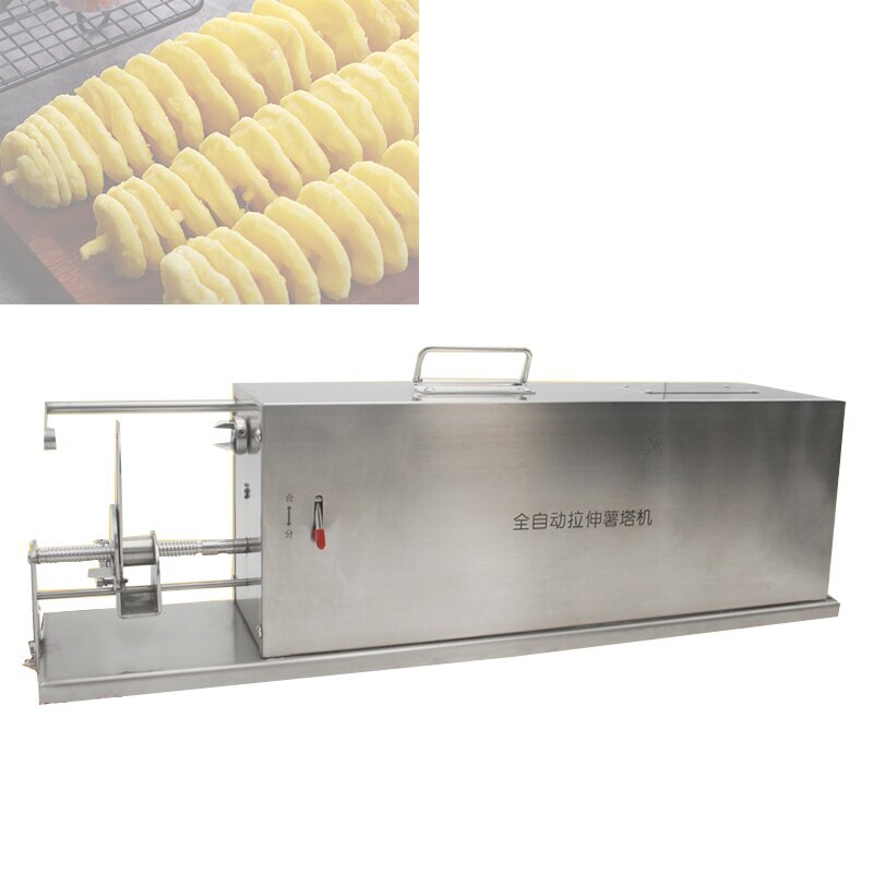 Fully Automatic Electric Stretching Potato Tower Machine Potato Tower Machine